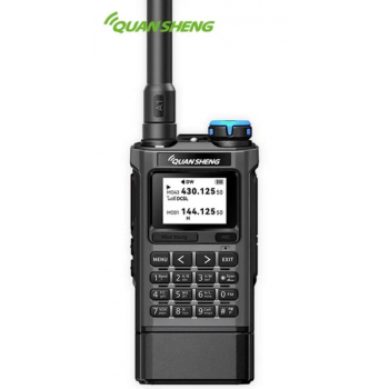 Рация Quansheng UV-K1 5W IP54 2500 мАч Type-C Черный